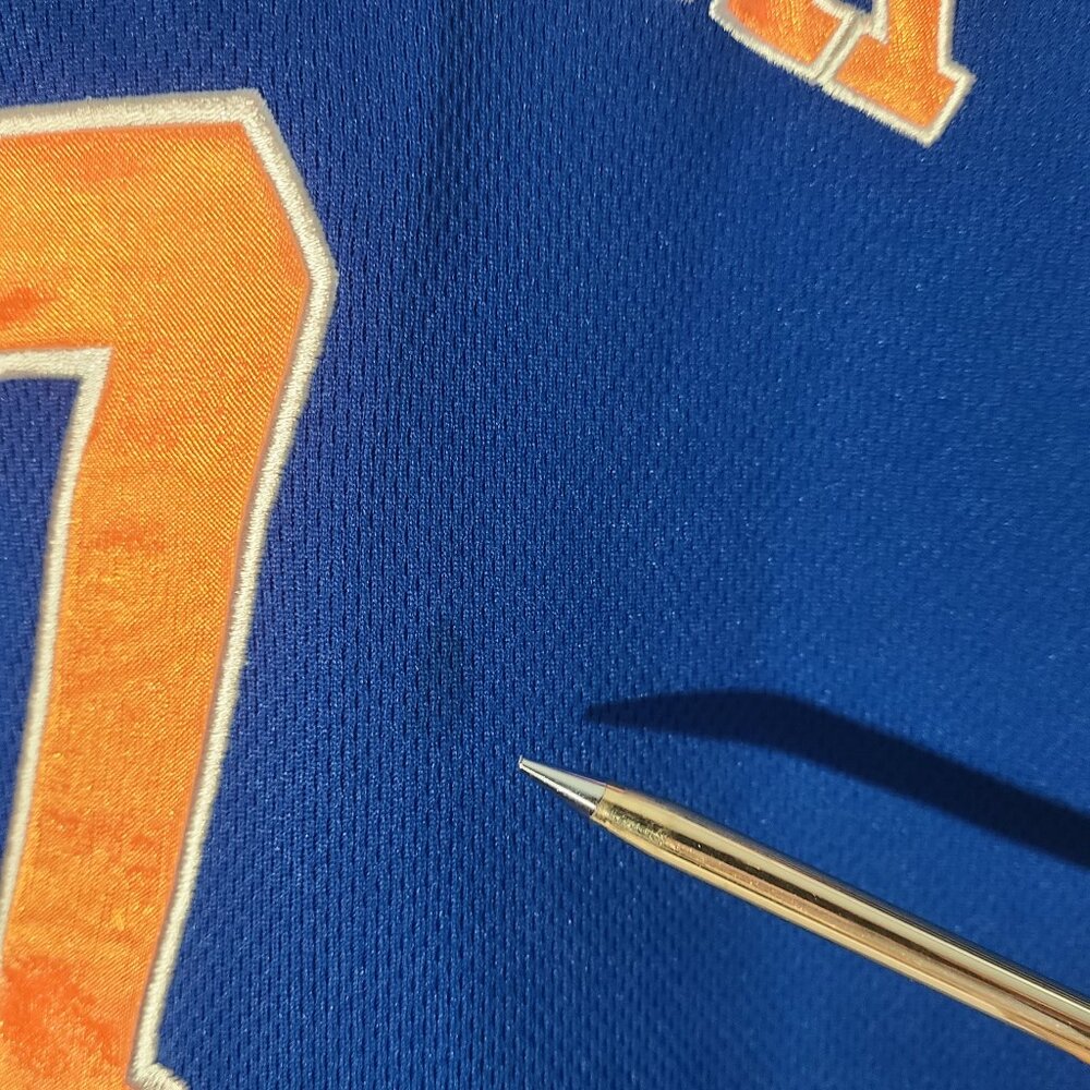 Carmelo Anthony New York Knicks NBA EB Sports XL Blue/Orange Jersey - Picture 5 of 6